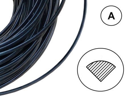 Сварочный пруток ПУ черный (профиль А) Сварочный пруток ПУ черный (профиль А)